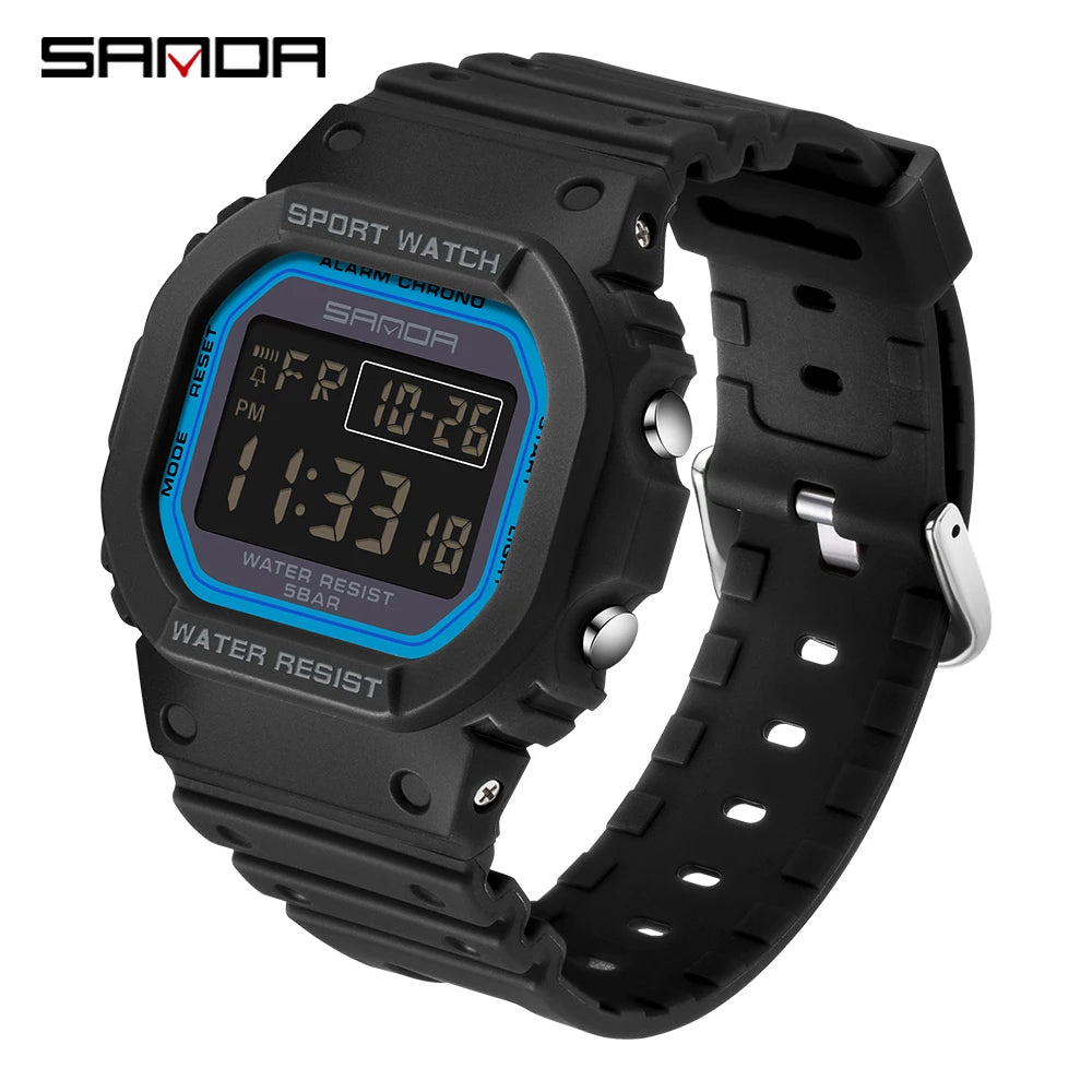 Orologio Uomo Digitale Sportivo Cronografo Sveglia