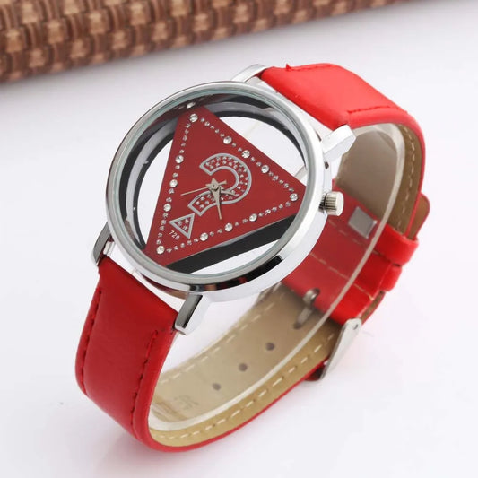 Orologio Donna Quarzo Similpelle Stile Elegante