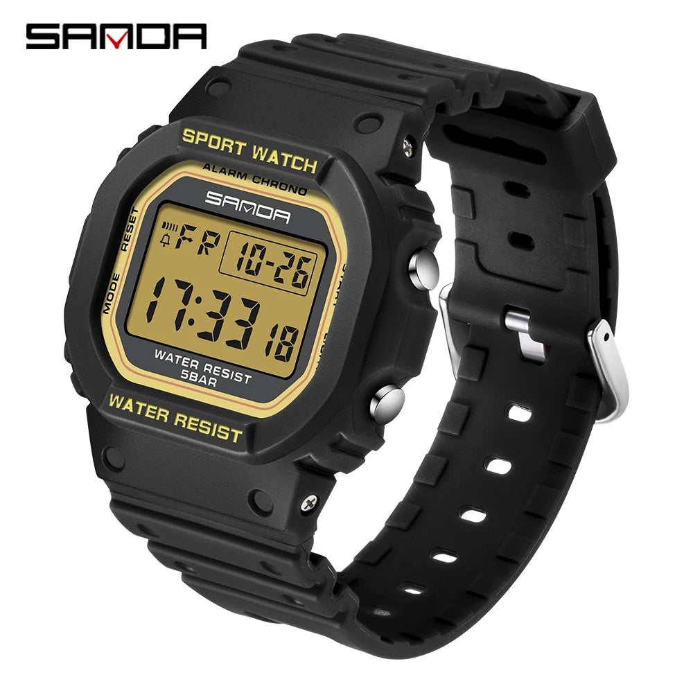 Orologio Uomo Digitale Sportivo Cronografo Sveglia