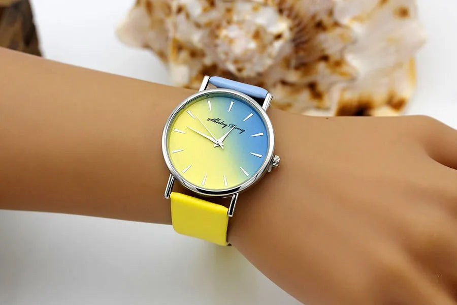 Orologio Donna Quarzo Elegante – Cinturino Similpelle Quadrante 38 mm