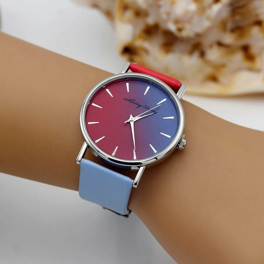 Orologio Donna Quarzo Elegante – Cinturino Similpelle Quadrante 38 mm