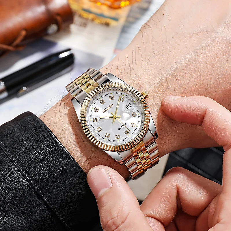 Orologio Uomo Lega Elegante Quarzo 36mm