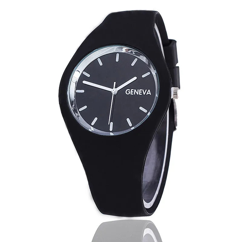 Orologio Donna Quarzo Moda Casual Cinturino Silicone Quadrante 35mm