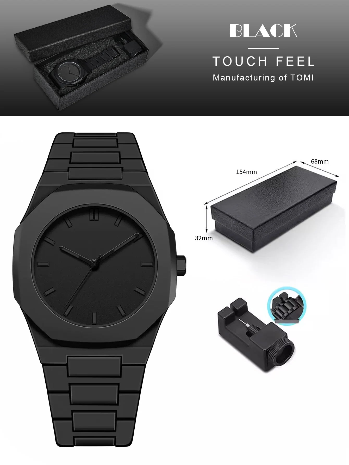 Orologio Uomo 42 mm Quarzo Sportivo Cinturino Plastica Rinforzata