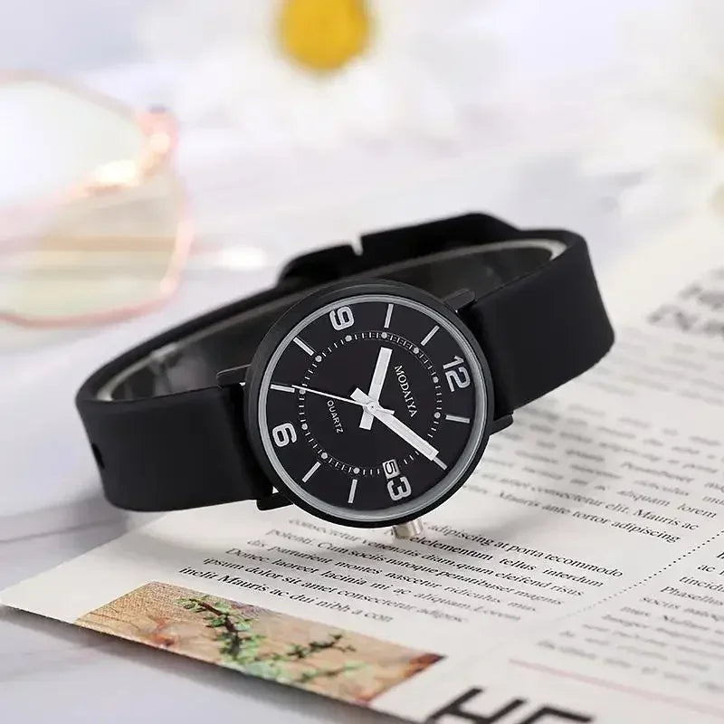 Orologio Donna Digitale Impermeabile Quarzo Cinturino Silicone Moda Casual