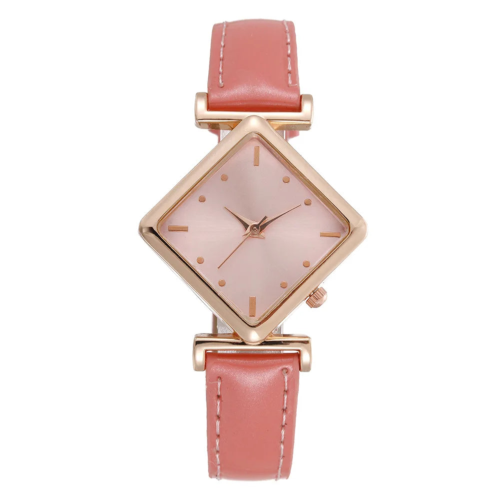 Orologio Donna Quarzo Elegante Cinturino Similpelle