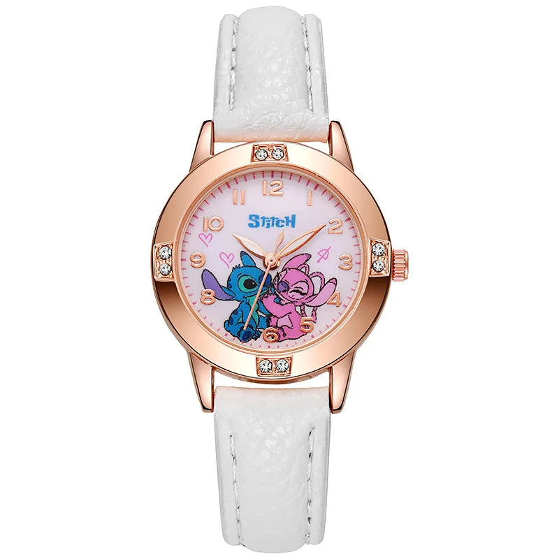 Orologio Bambini al Quarzo Cinturino Similpelle Cassa Lega Chiusura Fibbia