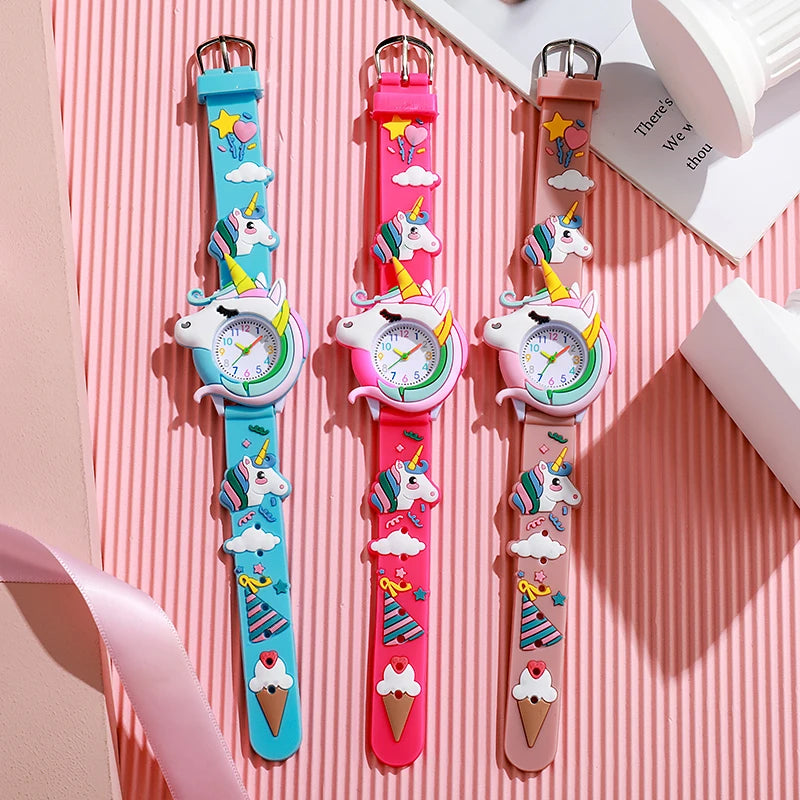 Orologio Bambino/Bambina al Quarzo Silicone – Moda Casual Colorato