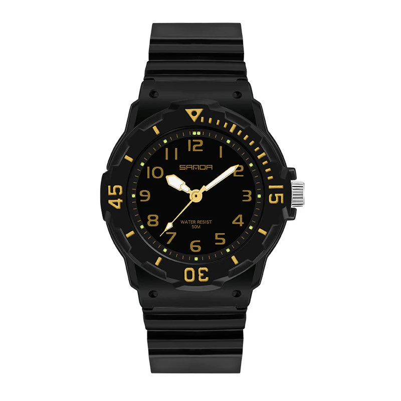 Orologio Donna Ragazze Sportivo Moda Casual al Quarzo con Cinturino Silicone