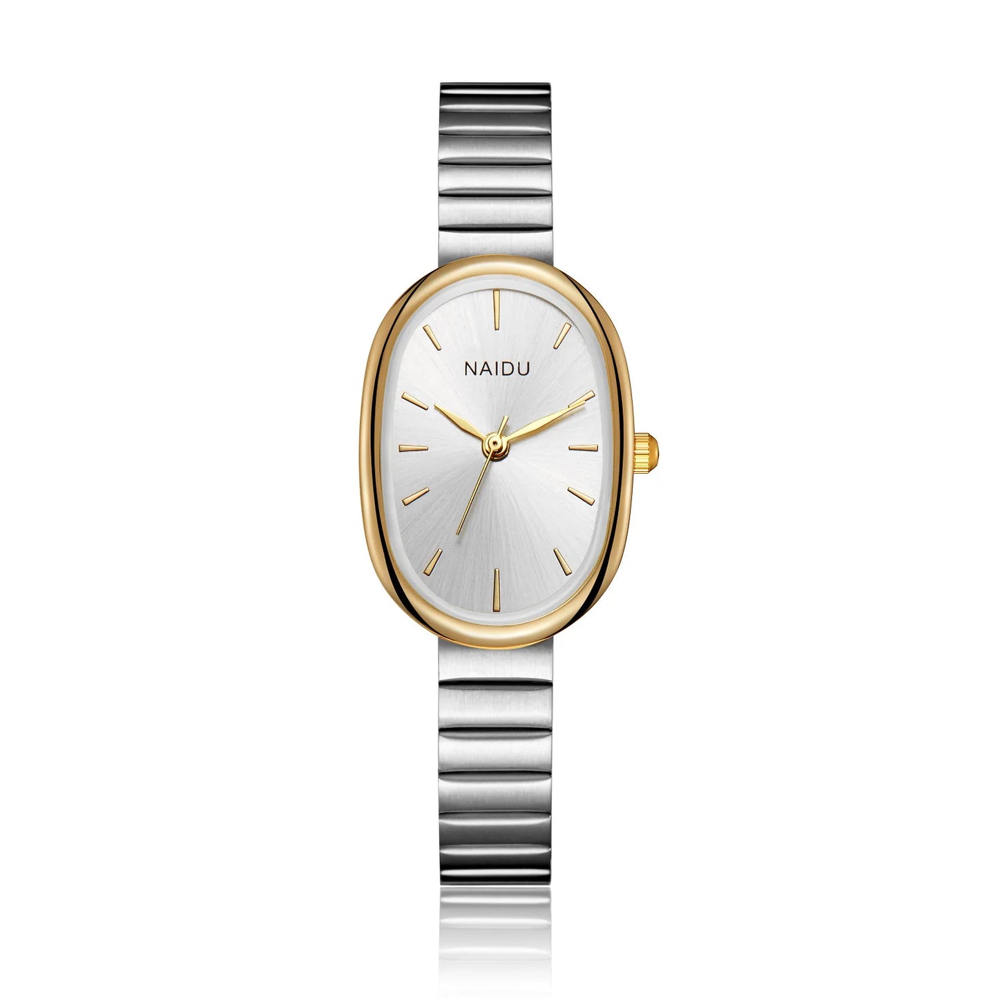 Orologio Donna Elegante Ovale Al Quarzo In Lega Classico Moda Casual Raffinato