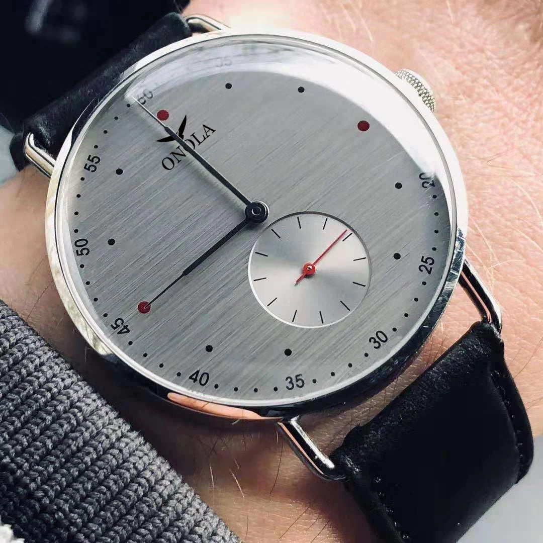 Orologio Uomo Al Quarzo Semplice Classico Elegante Con Cinturino In Similpelle