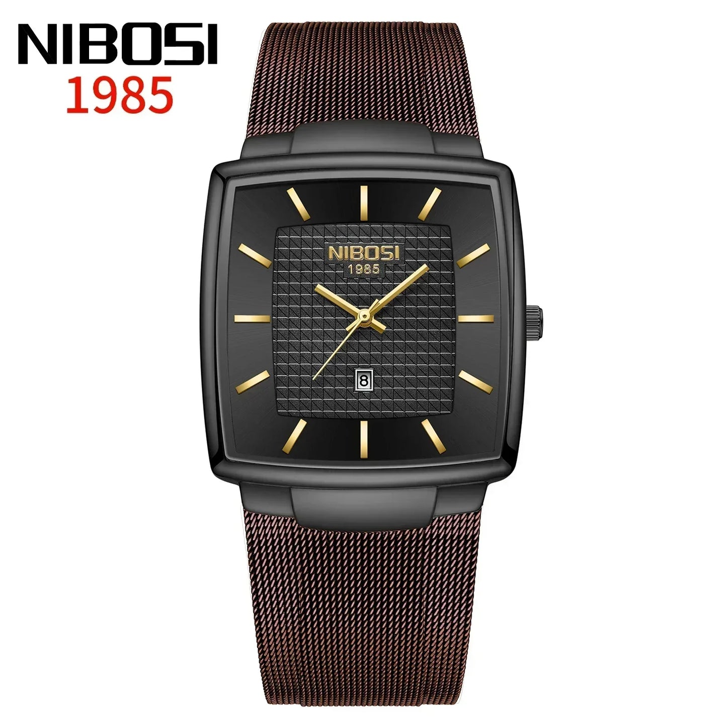 Orologio Uomo Quarzo Elegante Acciaio Con Data