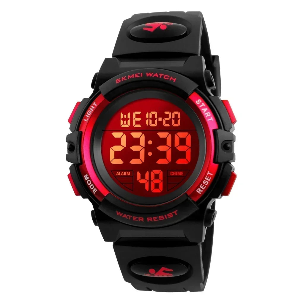 Orologio Digitale Bambini LED Sveglia Cronometro Resistente all’Acqua
