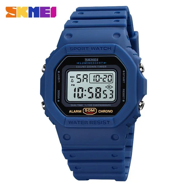Orologio Digitale Uomo Sportivo LED Multifunzionale con Sveglia Cronografo Data