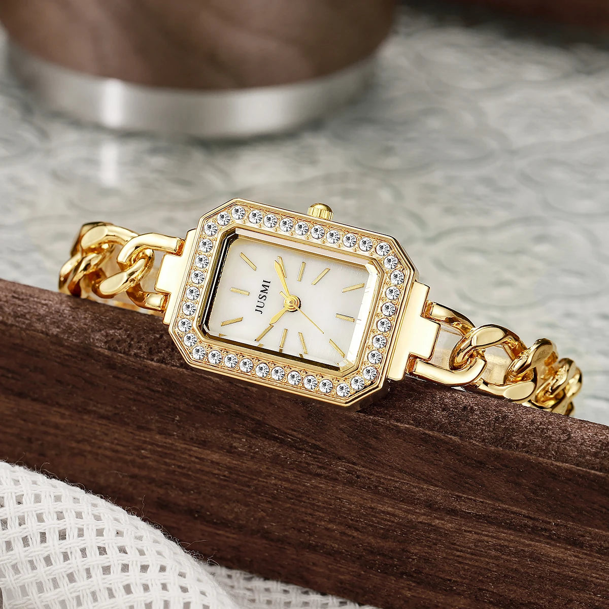 Orologio Donna Elegante Moda Casual Quarzo Cinturino e Cassa in Lega