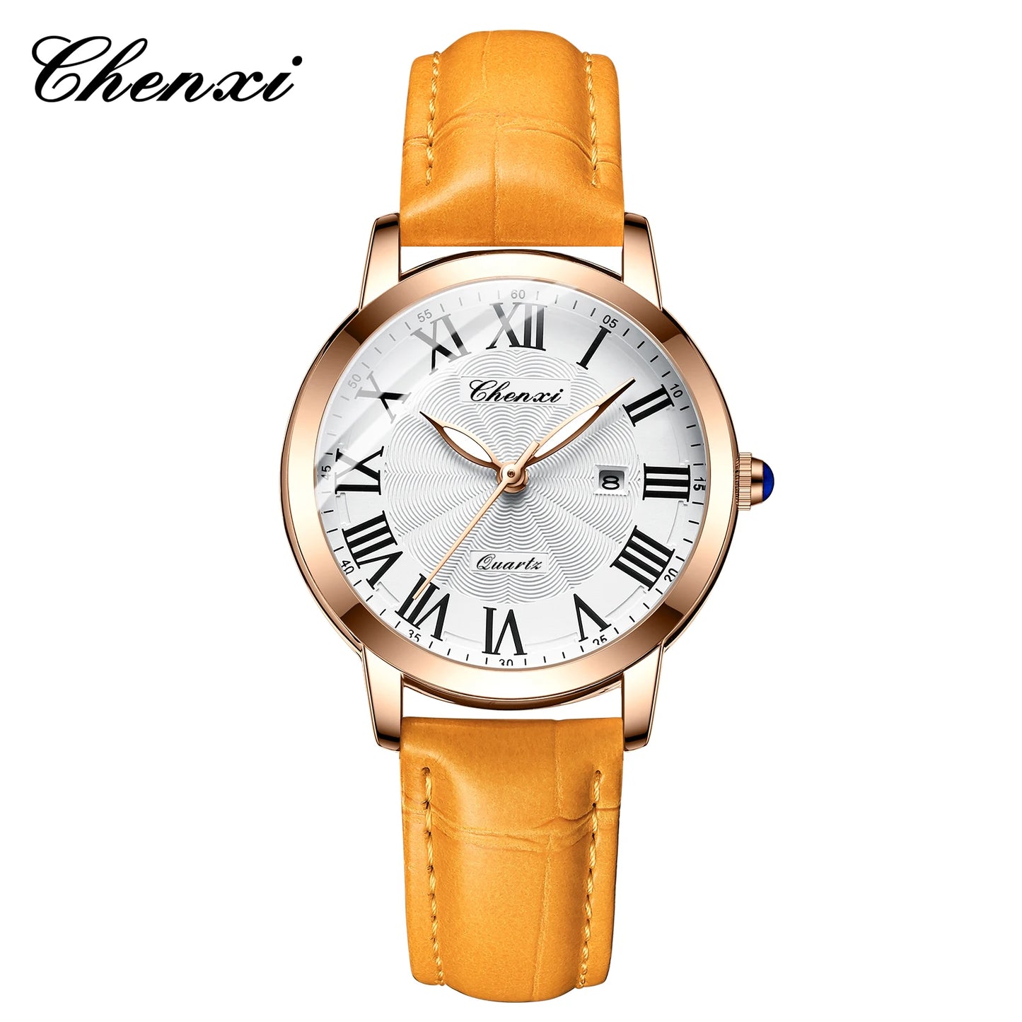 Orologio Donna Elegante al Quarzo Cinturino Similpelle Cassa Lega Moda Casual