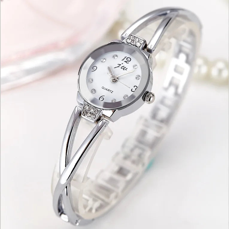 Orologio Donna Quarzo Elegante Moda Acciaio Piccolo Quadrante 20mm