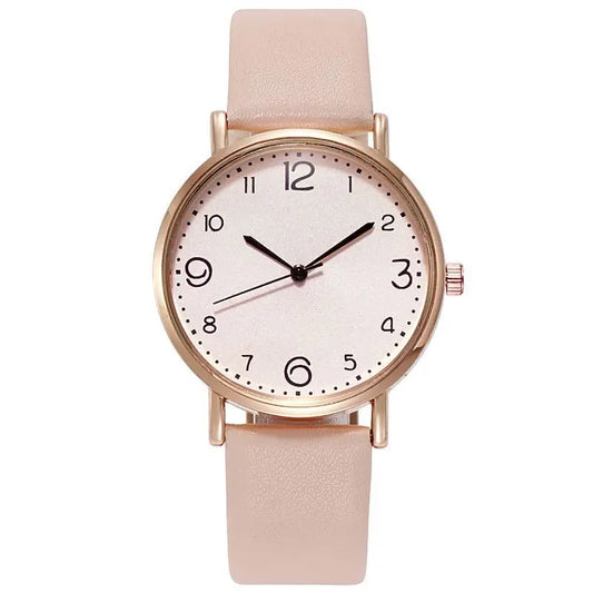 Orologio Donna Moda Casual Quarzo Cinturino Similpelle Elegante 36mm