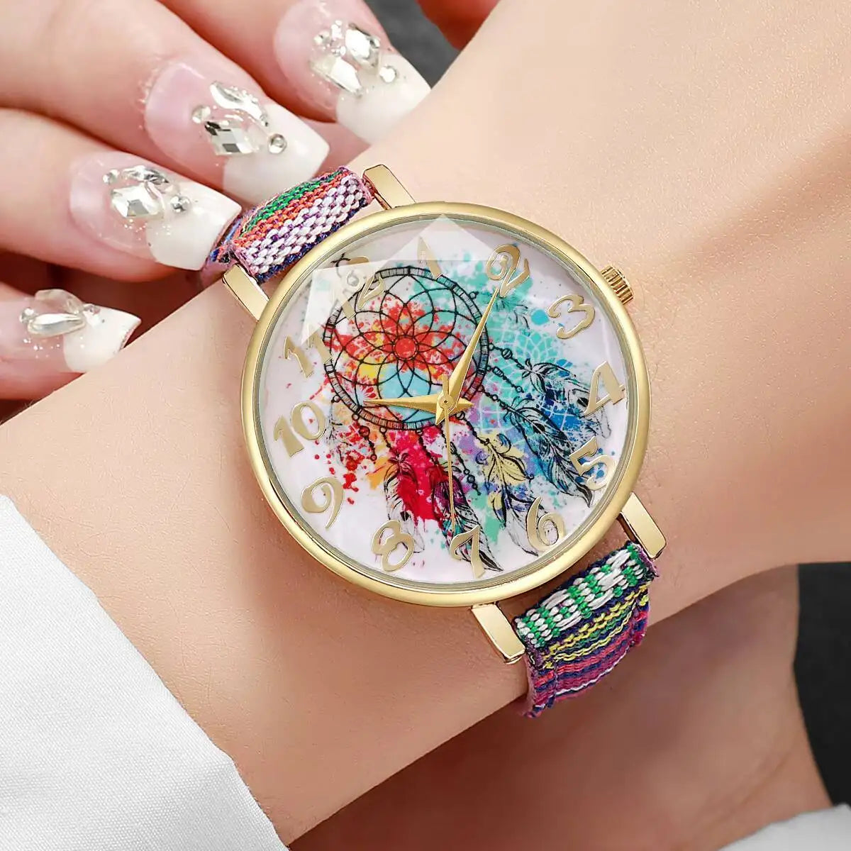 Orologio Donna Moda Casual Quarzo Cinturino Similpelle Elegante