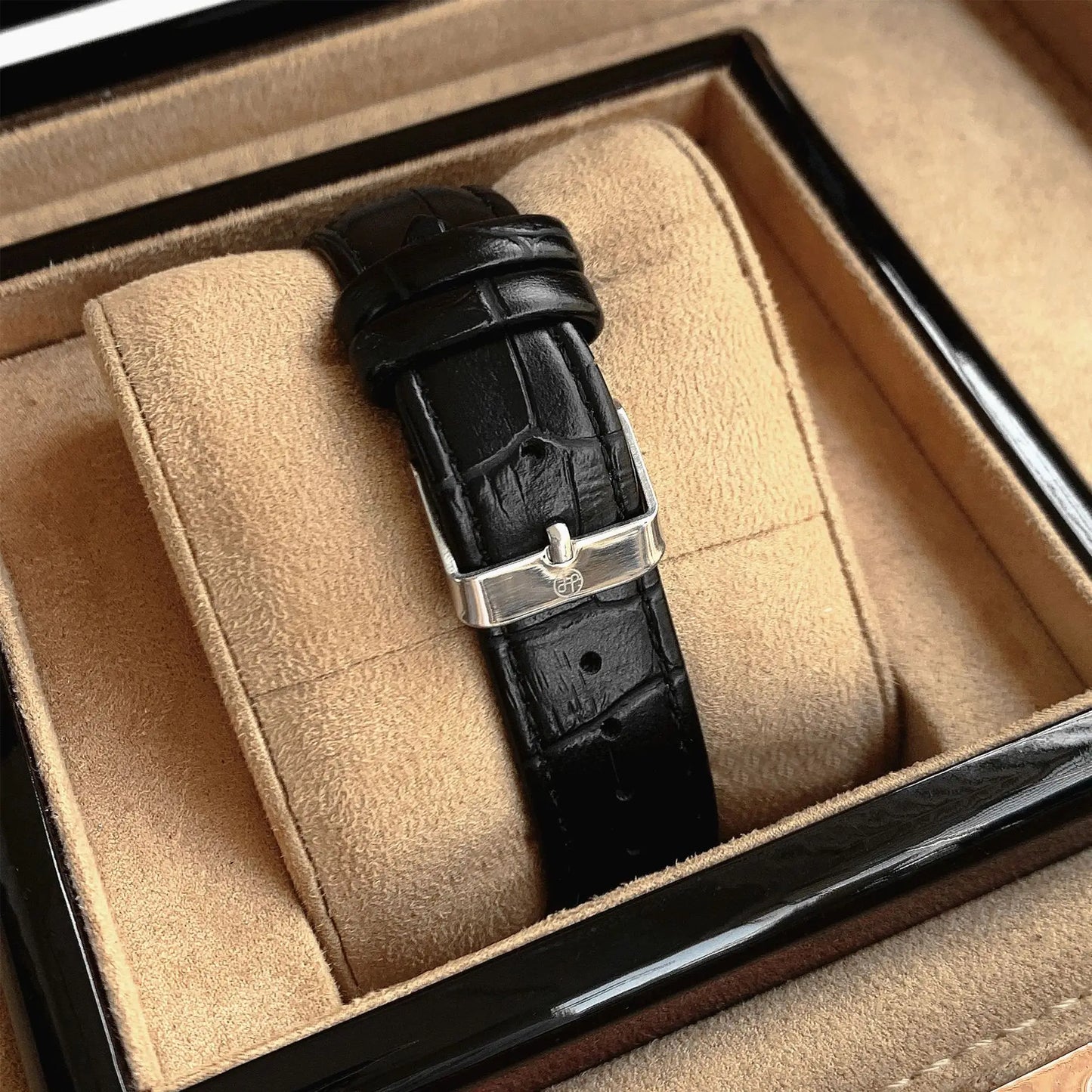 Orologio Uomo Elegante Quarzo Classico Quadrato Cinturino SimilPelle – Stile Vintage
