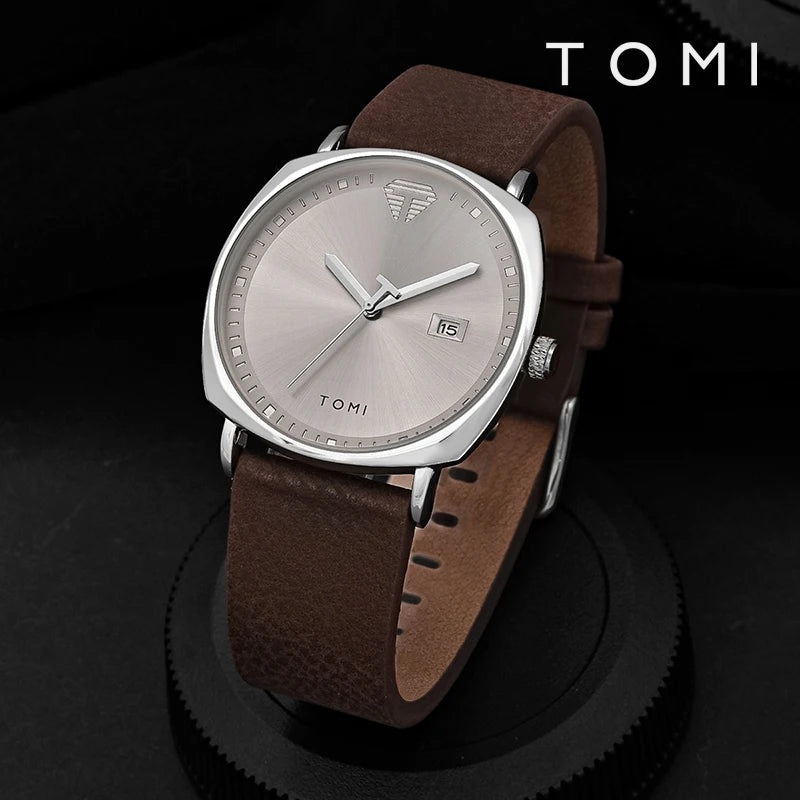 Orologio Uomo Minimalista Quarzo Elegante Casual Cinturino Similpelle