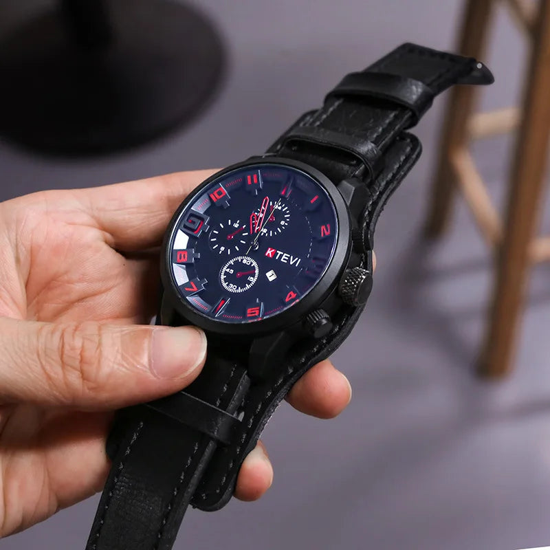 Orologio Uomo Quarzo Similpelle Cassa Lega