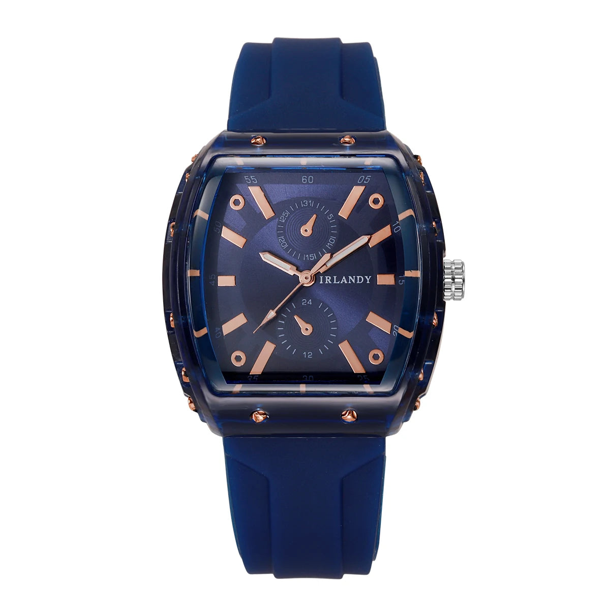 Orologio Donna Quarzo Analogico Moda Casual Elegante Cinturino Silicone Cassa Lega