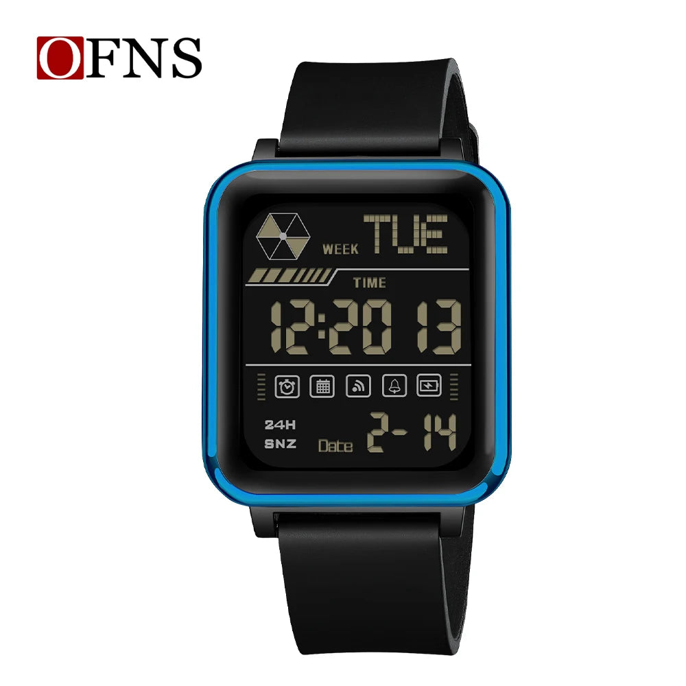 Orologio Digitale Uomo LED Sveglia Sportivo