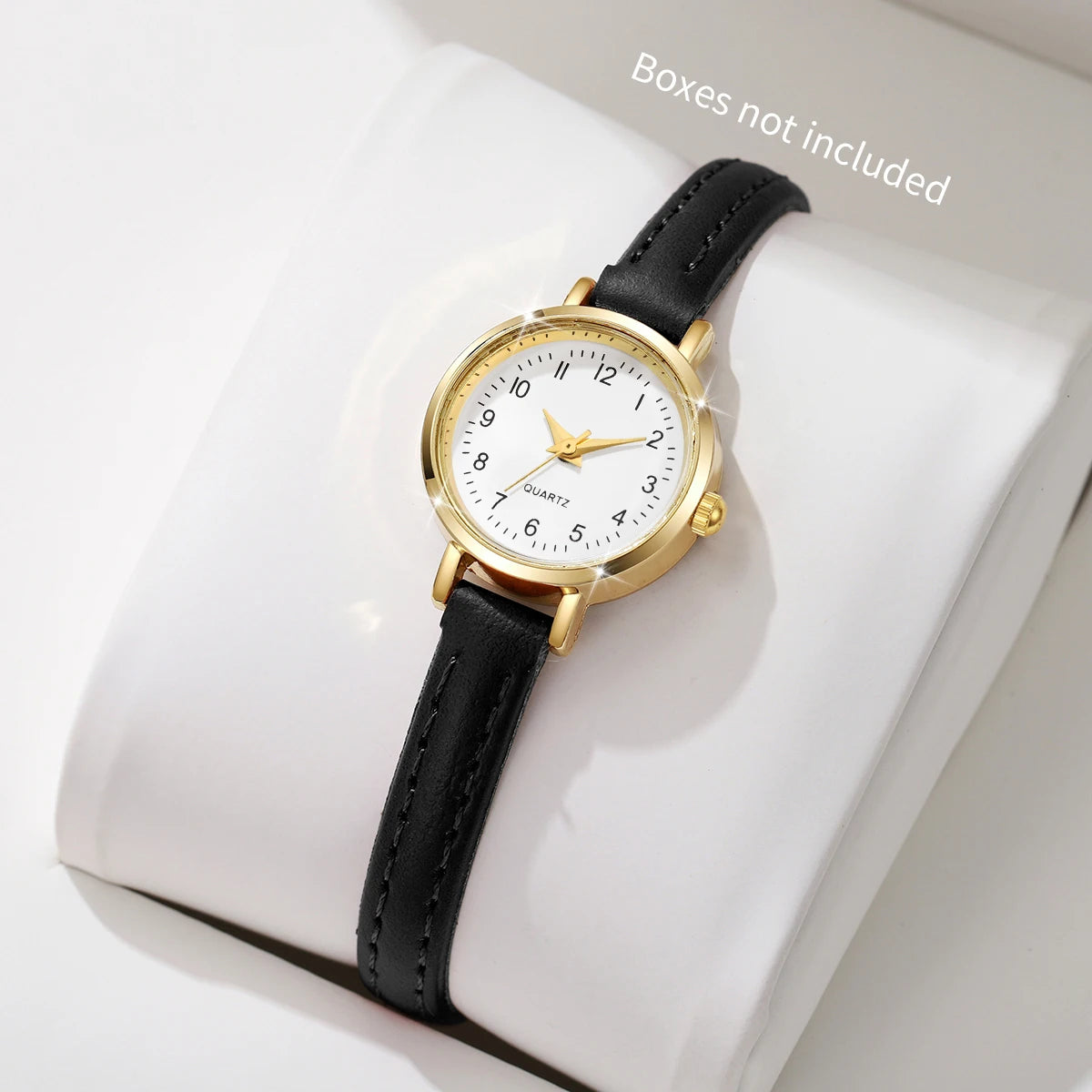 Orologio Donna Elegante al Quarzo Cinturino Similpelle Moda Casual