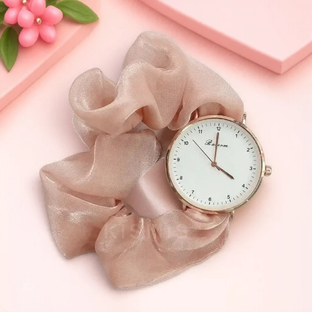 Orologio Digitale Donna Creativo al Quarzo Cinturino in Tessuto a Bracciale