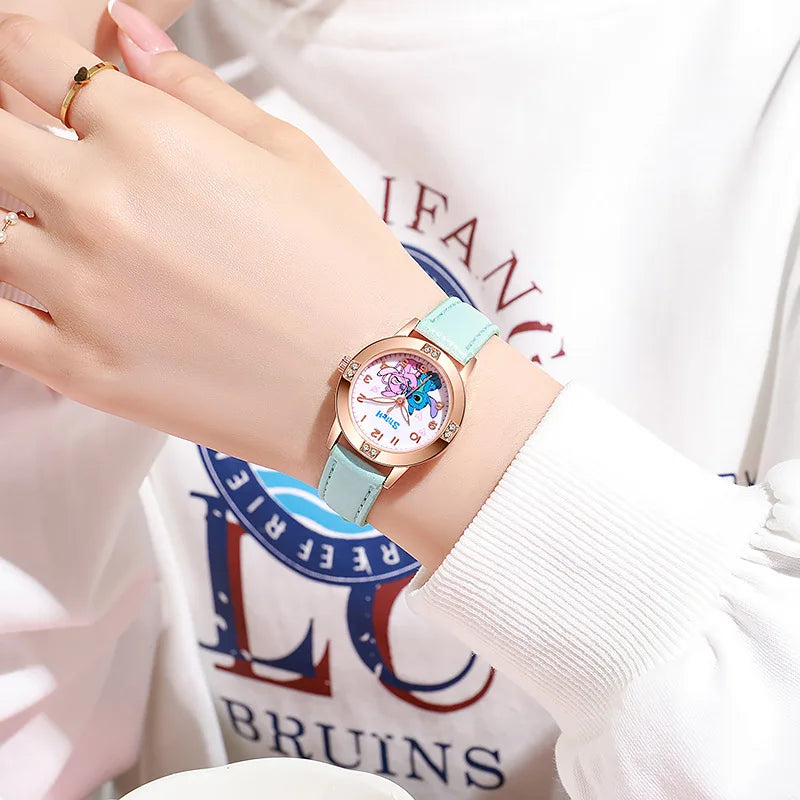 Orologio Bambini al Quarzo Cinturino Similpelle Cassa Lega Chiusura Fibbia