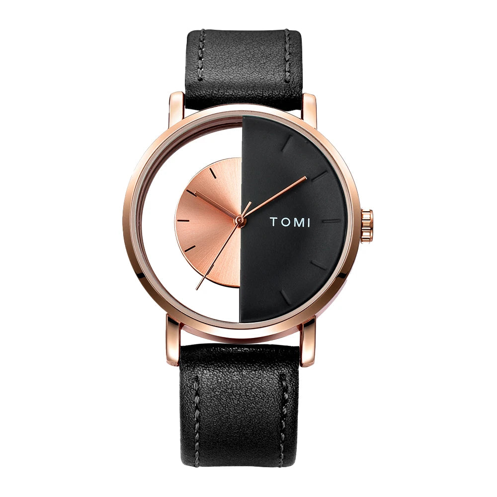 Orologio Uomo al Quarzo Moda Casual Quadrante 42mm Cinturino PU