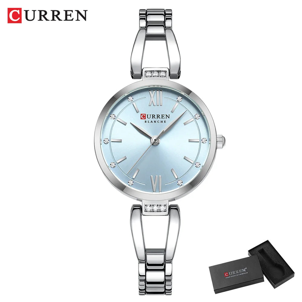 Orologio Donna 30mm Quarzo Elegante Acciaio Moda Casual