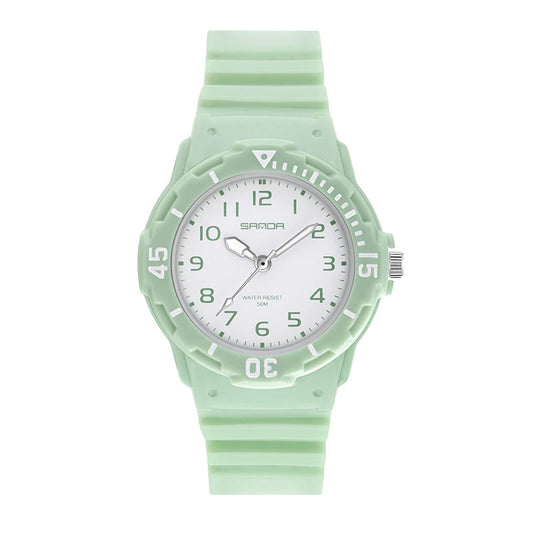 Orologio Donna Ragazze Sportivo Moda Casual al Quarzo con Cinturino Silicone