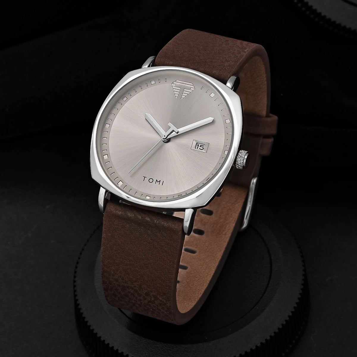 Orologio Uomo Minimalista Quarzo Elegante Casual Cinturino Similpelle