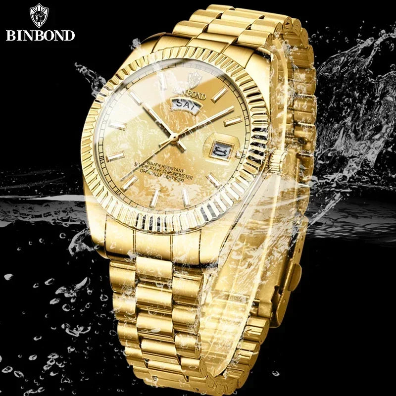 Orologio Uomo al Quarzo, In Acciaio Inox, Quadrante 42mm, Con Data