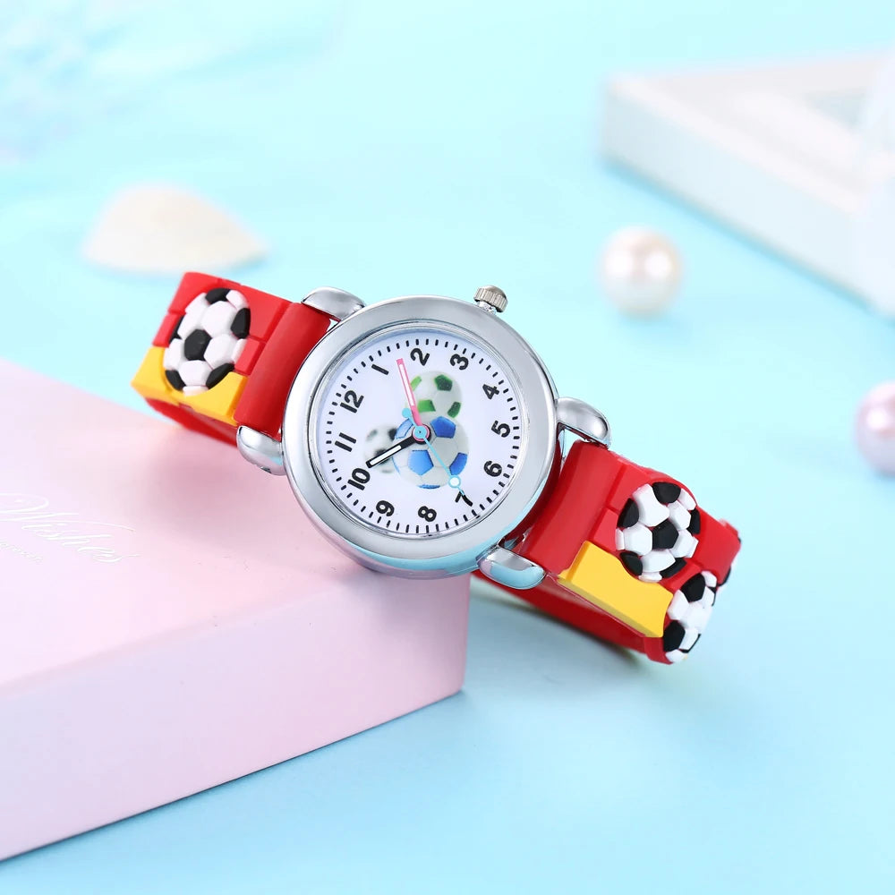 Orologio Bambino Cartoni Quarzo Silicone Colorato