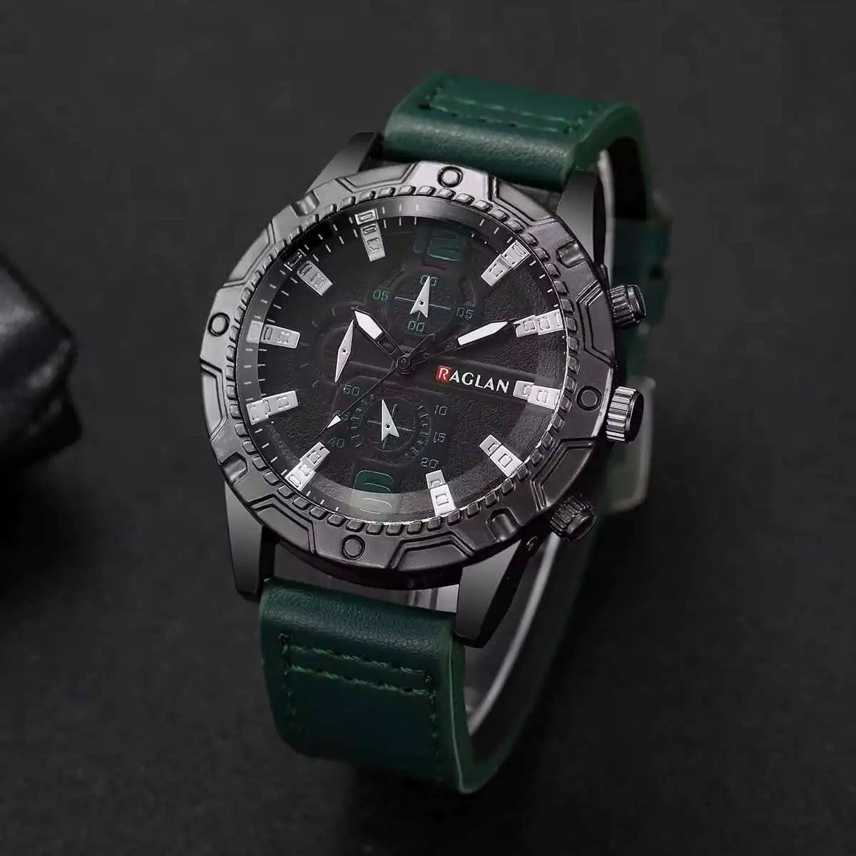Orologio Uomo Quarzo Elegante Cinturino Similpelle Moda Casual