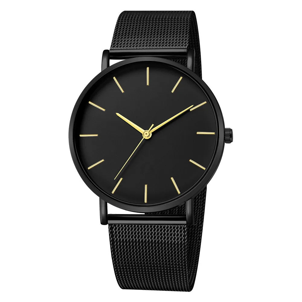Orologio Donna Quarzo Elegante Acciaio Maglia Quadrante 40mm