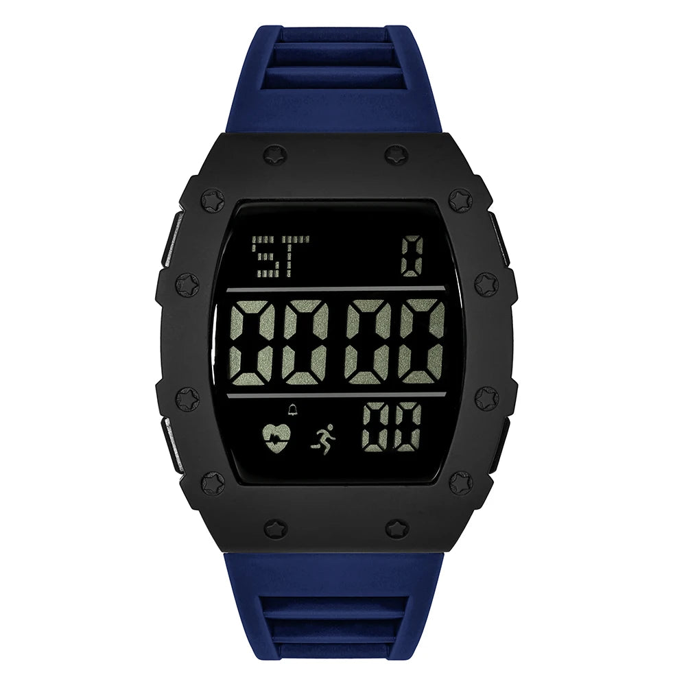 Orologio Digitale LED Uomo Sportivo Multifunzione con Contapassi Sveglia Data