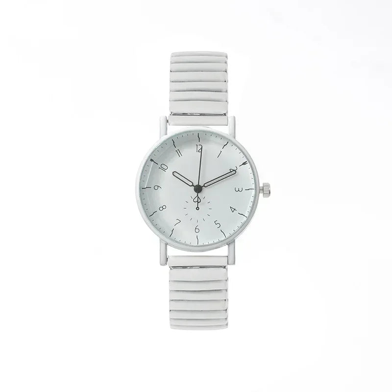 Orologio Donna Quarzo Moda Casual Elegante Cinturino Elastico Leggero Classico