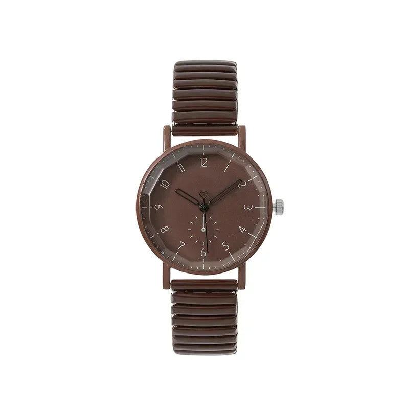 Orologio Donna Quarzo Moda Casual Elegante Cinturino Elastico Leggero Classico
