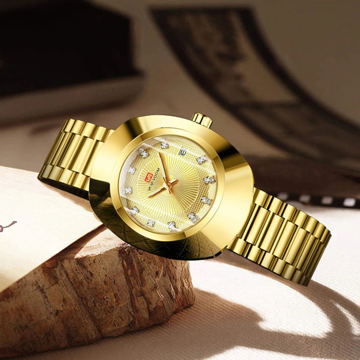 Orologio Uomo Quarzo Acciaio Business Elegante Con Data Quadrante 42mm