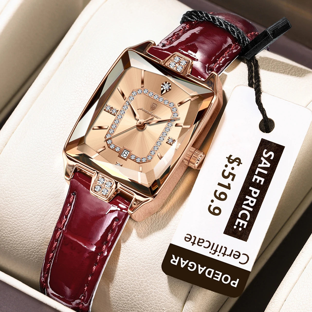 Orologio Donna Quarzo Cinturino similpelle Data