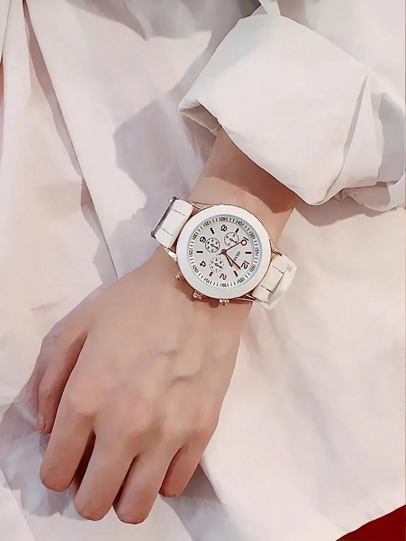 Orologio Donna Quarzo – Cinturino Silicone Moda Casual Quadrante 36 mm