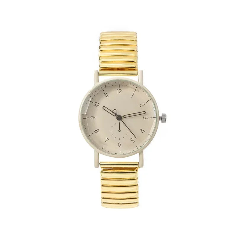 Orologio Donna Quarzo Moda Casual Elegante Cinturino Elastico Leggero Classico