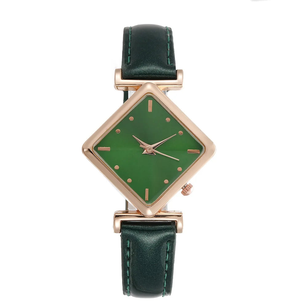 Orologio Donna Quarzo Elegante Cinturino Similpelle