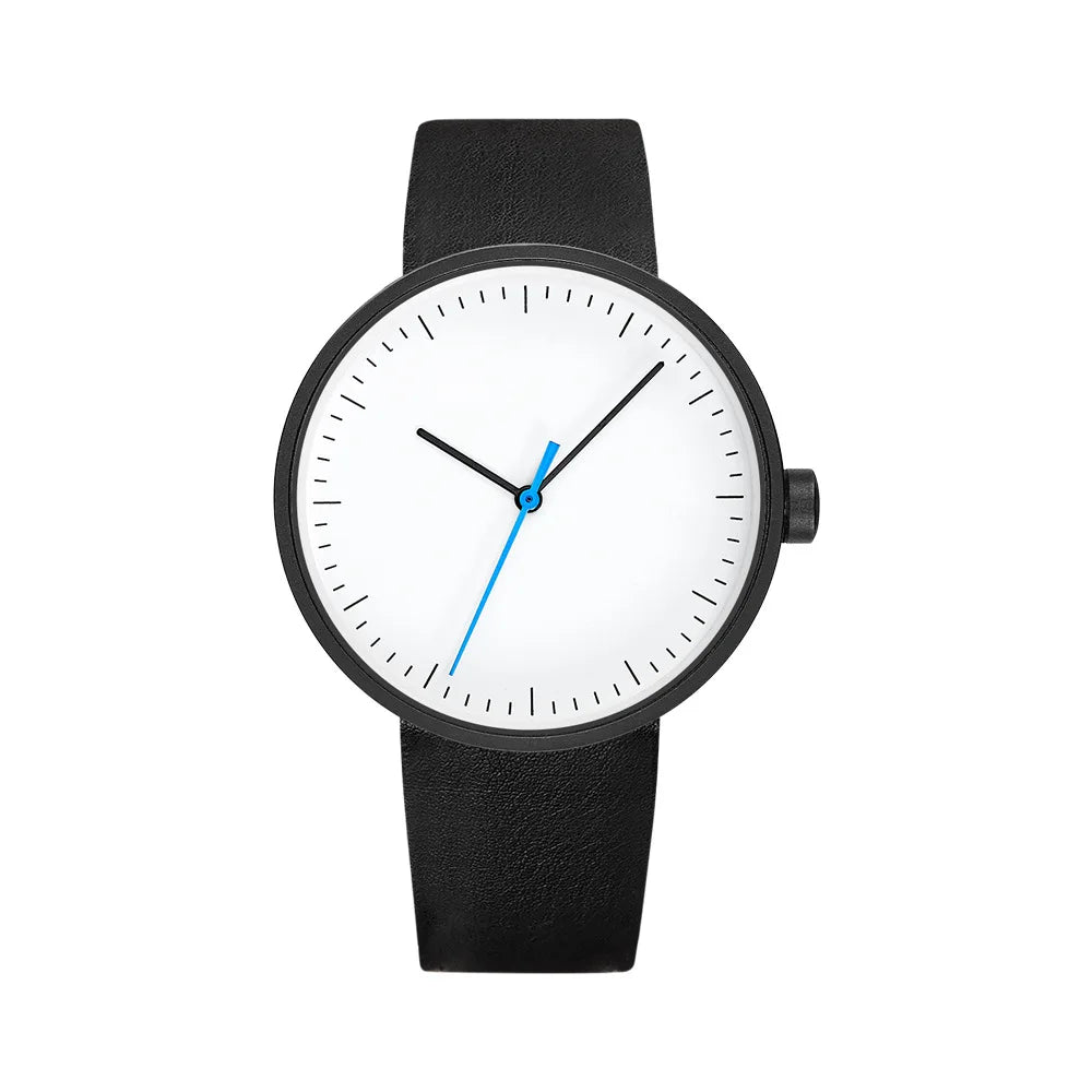 Orologio Uomo Quarzo Elegante Similpelle Stile Minimal