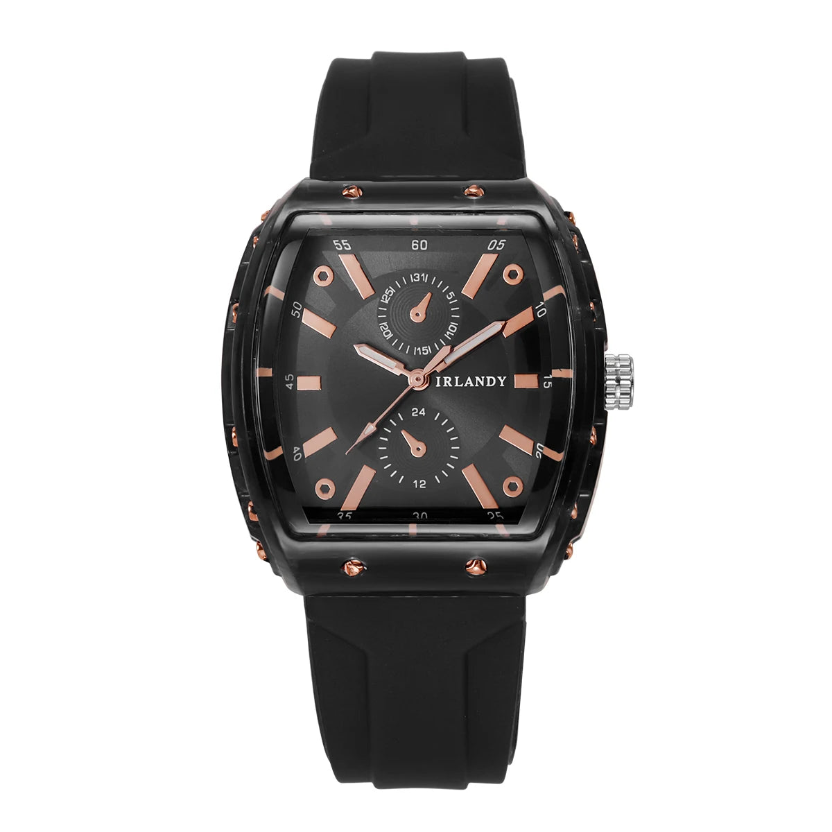 Orologio Donna Quarzo Analogico Moda Casual Elegante Cinturino Silicone Cassa Lega