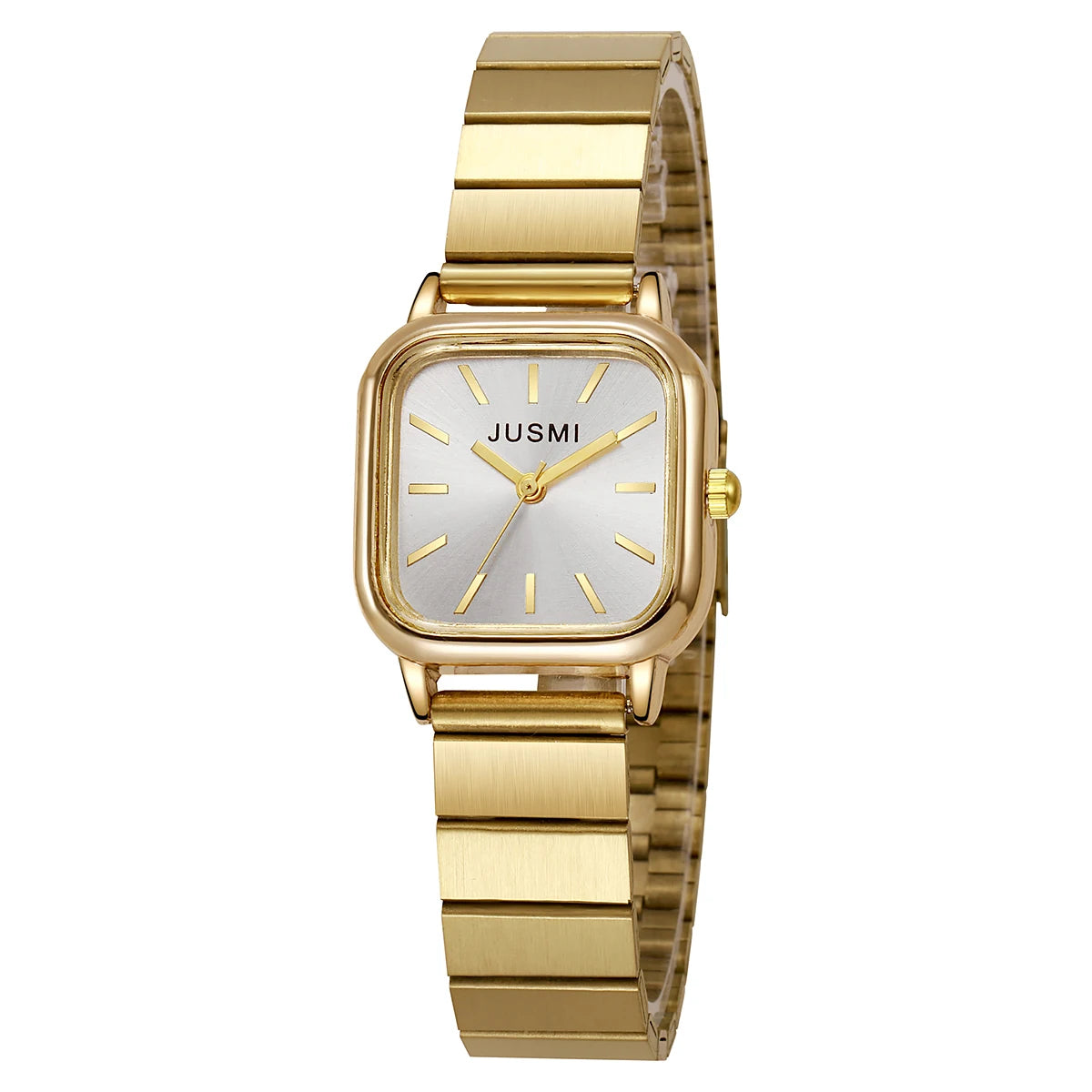 Orologio Donna Quarzo Elegante Cinturino Lega Quadrante 25mm Moda Casual